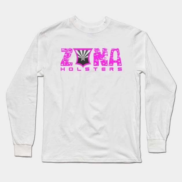 Pink Zona Long Sleeve T-Shirt by zonaholsters